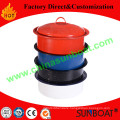 3qt Capacity Cast Iron Customized Color Enamel Stock Pot